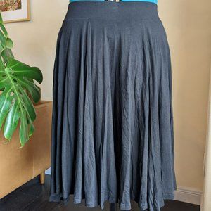 H&M Basic Black Skirt, Stretchy Waist, Comfy Fit